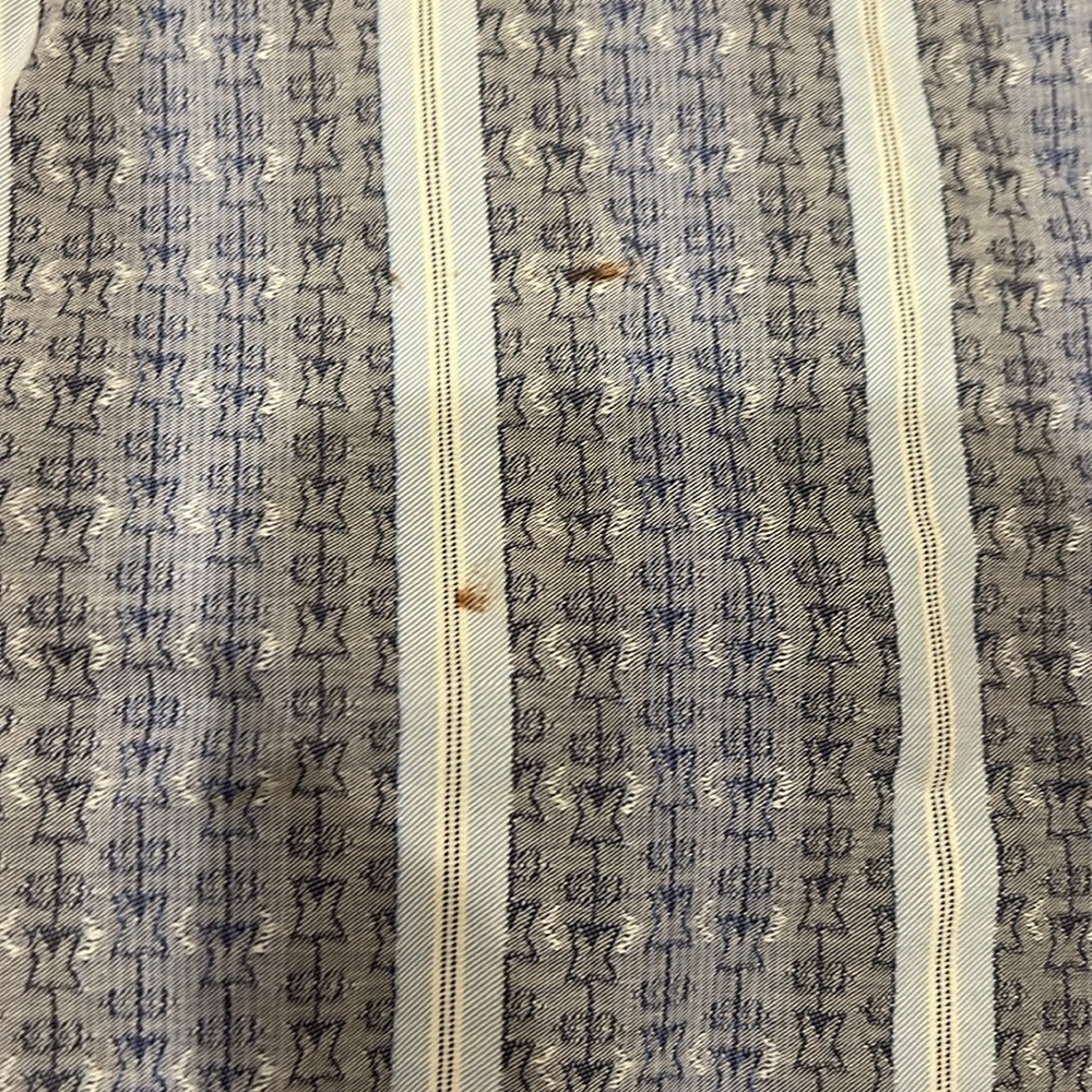 Bugatchi Large 100% Cotton Button Down Purple Blu… - image 5